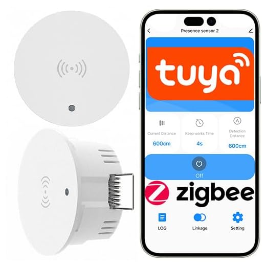 Sone Smart One Zigbee Präsenzmelder Unterputz – 24GHz mmWave Radar Bewegungsmelder, 2A, 95–250V – Kompatibel mit Tuya, Smart Life & Home Assistant – 120° Erkennung, 6m Reichweite, ideal für Flur & Bad