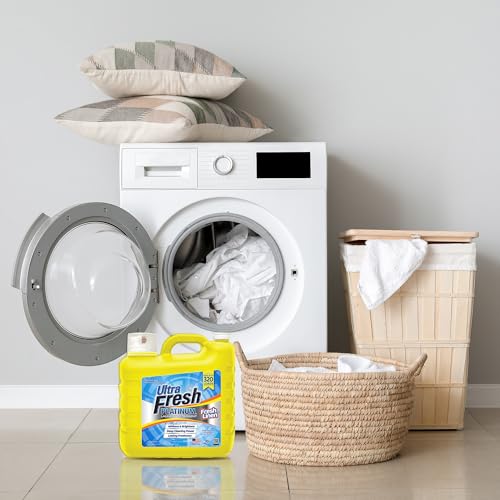 Image of Ultra Fresh 2 Pack Platinum Liquid Laundry Detergent up to 320 Loads, Fresh Linen - Deep Cleaning Power and Fresh Scent for Washing Clothes