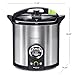 Presto 02152 17-Quart Digital Pressure Canner - Digital Display, Waterbath Capable, 10 Built-In Safety Features, Recipe Book, Stainless Steel