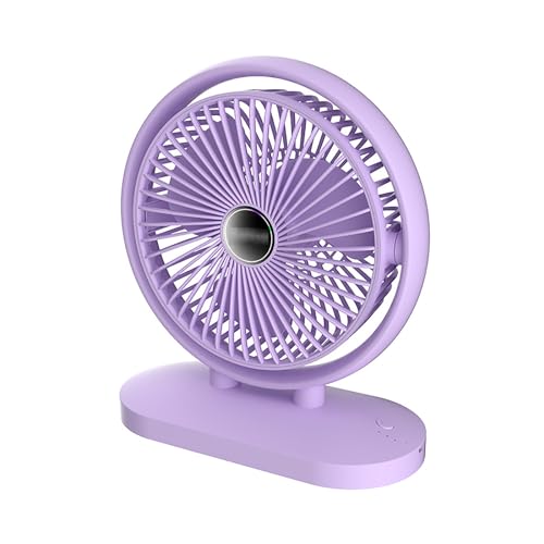 Ventilateur de bureau rechargeable contre la chaleur en open space