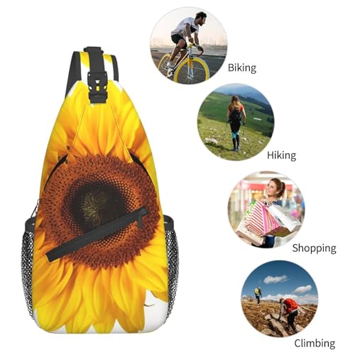 Bolso tipo bandolera cruzado para hombres y mujeres negro miniatura 6