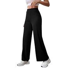 Western Trousers Pants for Women | Stretchable Yoga Pants | Boot Cut Ribbed Trouser| Bell Bottom Trousers for Women