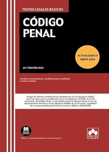 Código penal: Contiene concordancias, modificaciones resaltadas e índice analítico (Textos legales básicos)