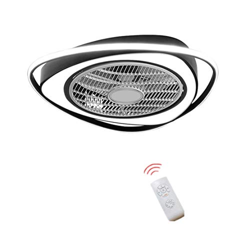 HZJ Ventilateur de Plafond avec éclairage LED et Silencieux réglable à Distance du Ventilateur 38W Creative Ventilateurs de Plafond Invisible éclairage pour la Chambre de Chambre d'enfants Cover