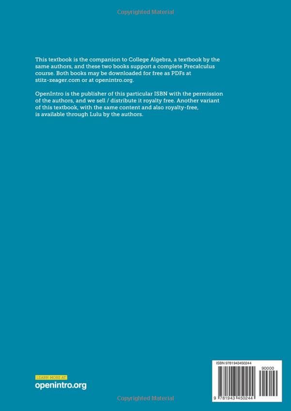 Trigonometry: Third Corrected Edition - Image 2