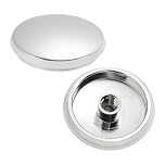 36mm 2-Pack Sink Push Button Drain Stopper, Click Clack Pop Up Waste Cover Plug Replacement for Kitchen, Bathroom & Vanity Basins - Durable & Easy Install