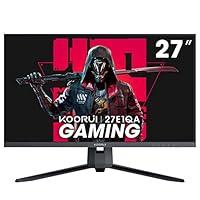 KOORUI 27 Zoll QHD Gaming Monitor 144 Hz, 1ms, DCI-P3 90% Farbumfangs, FreeSync Compatible (2560x1440, HDMI, DisplayPort) schwarz