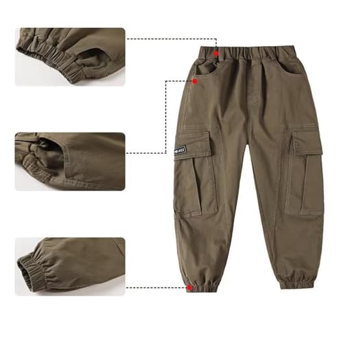 Boys Sweatpants Active Joggers Fleece Warm Drawstring Elastic Kids Comfortable Athletic Pants for Boys Outdoor2