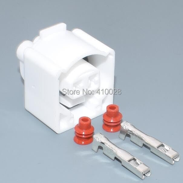 2pin 2.3mm Automotive Electric Plug Waterproof Plastic Wiring Cable Female Connector - (Color Name: 5sets)