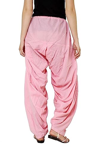 Image of Women's Loose fit Cotton semi Patiyala Salwar White