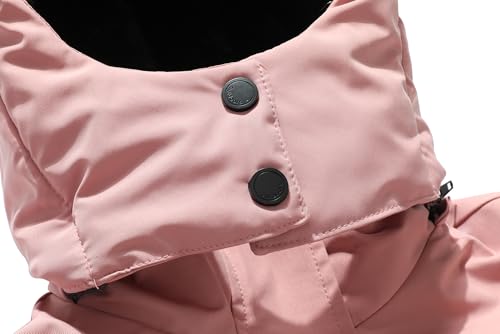 Image of MOERDENG Women's Waterproof Ski Snow Jacket Winter Warm Hooded Snow Coat Mountain Windproof Ski Jacket For Women