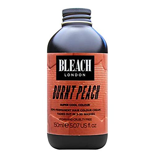 Image of BLEACH LONDON Burnt Peach Colour 150ml - Semi-Permanent Colour, Ideal For Light Blonde And Bleached Hair