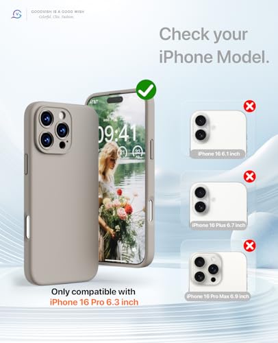 GOODVISH 3 IN 1 for iPhone 16 Pro Case 6.3 inch, Upgraded Camera Protection, 2X HD Screen Protector - Image 2