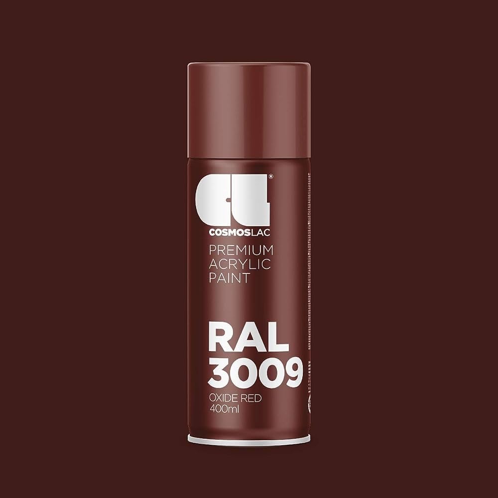 Cosmos LAC Acrylic Paint Spray Can for DIY Projects Spray Paint, 400 ml (RAL 3009 Oxide Red) (B0CR7DL1QS) Amazon Price History, Amazon Price Tracker
