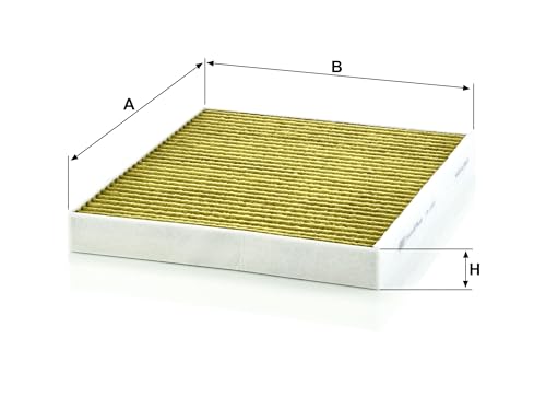 Filtro de aire de cabina biofuncional FP 2757 MANN-FILTER FreciousPlus contra el polen 3