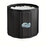 Eisbaden Tonne eistonne - Kaltwasser-Planschbecken für Regeneration & Kaltwassertherapie, Eisbaden Tonne eistonne -Planschbecken für Innen- und Außenbereich, 90 Gallonen Ø80x65cm