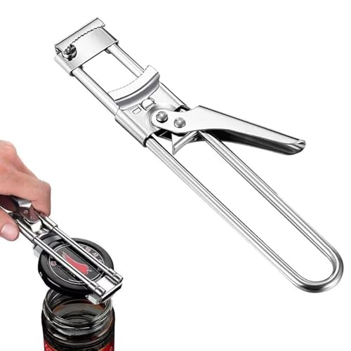 Master Jar & Bottle Opener, Adjustable Multifunctional Stainless Steel Can Opener Jar Lid Gripper, Manual,Kitchen (1)
