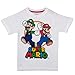 Nintendo Super Mario Bros. Boys Mario Kart & Friends Graphic Short Sleeve T-Shirts (4, Blue) 2Pack