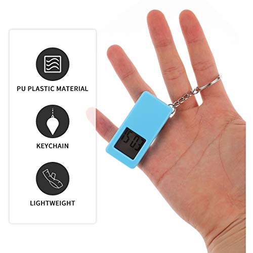 Relógio de Bolso de Silicone 3 unidades pequenos relógios digitais de bolso com chaveiro portáteis p