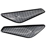 Front Fender Carbon Fiber Trim Finisher for Left Driver & Right Passenger Side Fender Compatible with BMW X3 F25 X4 F26 2011 2012 2013 2014 2015 2016 2017 51117338569 51117338570