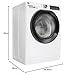 Hoover H-WASH&DRY 350 H3DPS4966TAMB6-S Waschtrockner/Energieeffizi... D/A/Füllmenge Waschen 9 kg/Trocknen 6 kg/Active Steam Dampffunktion/Inverter Motor/WiFi & Bluetooth