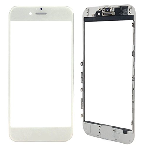 I6 Plus Screen Replacement, E-LeagueTM Iphone 6 Plus Front Glass Lens Bezel Frame with Touch Panel Repair Tool for Iphone 6 5.5"-White