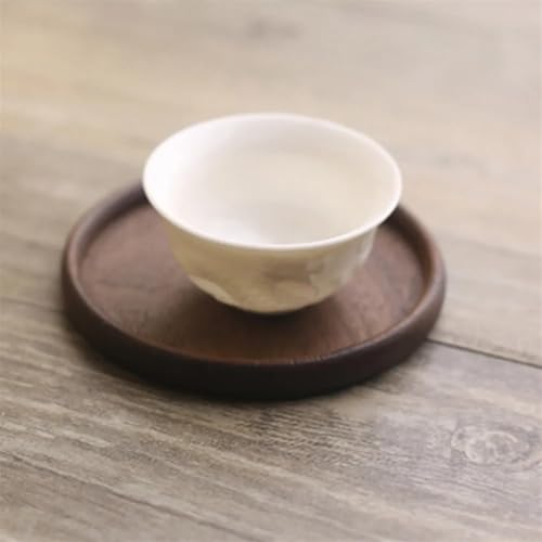 Dessous de verre en bois de noyer pour éliminer les taches de café - 6