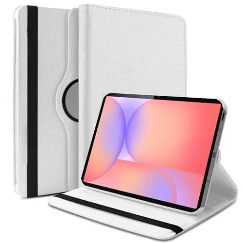 Image of TGK 360 Rotatable Flip Cover for Samsung Galaxy Tab S10 Lite 5G 10.9 inch Case Model SM-X400 /SM-X406B 2025 (White)