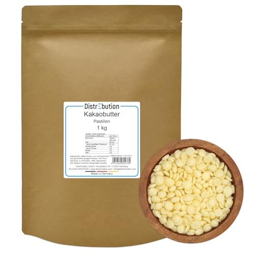 Kakaobutter 1kg Lebensmittelqualität Pastillen Cacao Butter