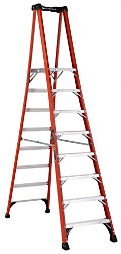 Louisville Ladder FXP1808HD Fiberglass Ladder, 8-feet, Orange
