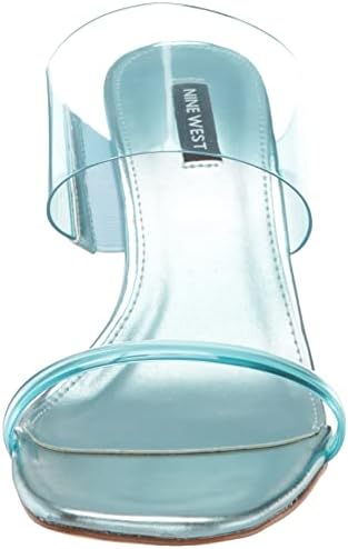 Nine West Women's NATS3 Heeled Sandal, Blue, 6 | Image 1