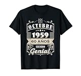Photo Gallery camisa ottubre 1959 60 anos siendo genial cumpleanos 60 maglietta Photo Gallery camisa ottubre 1959 60 anos siendo genial cumpleanos 60 maglietta