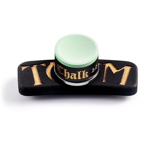 TAOM Magnetite Combo Billiard Chalk Holder Billiard Snooker Pool Cue Premium Chalk 2.0 Green in Branded Box