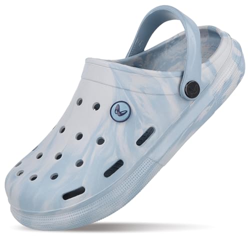 Image of WALKAROO Men's Clogs Sandal with Soft Sole, Ventilated and Lightweight - WC8778