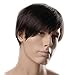 Charming Men's Short Dark Brown Wigs For Men Lacefront Wigs Hair Wigs by GOOACTION