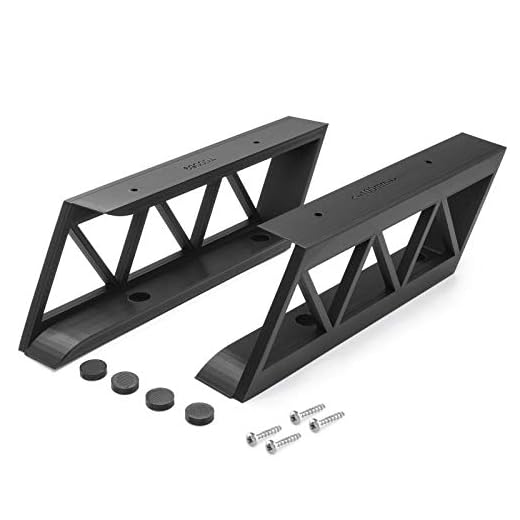Mobilefox Unter Tisch Halter Regal Halterung Schwarz passend für Sony Playstation 4 PS4 Pro