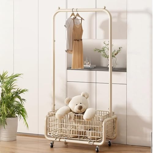 KOGB���@�\�Ŏ����^�щ\�ȃt���A�X�^���h�^�n���K�[���b�N�B�L���X�^�[�t���B���ʊ���~�߃r�[�Y�Ɛ[�߂̃��b�V���o�X�P�b�g�Ŏ��[���ȒP�B�����ߗށA�ߗ��i�X�A�Q���A�ƒ�p�A���r���O���[���A���ւȂǁA�l�X�ȏꏊ�ɍœK�ł��B�X�^�C���b�V���ł��B (�N���[���z���C