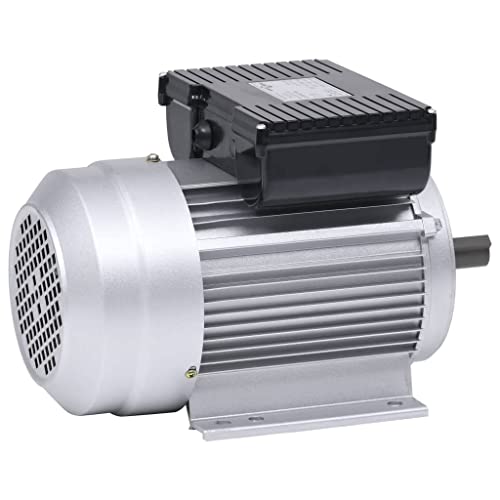 vidaXL Moteur Monophasé Electrique Moteur à Courant Alternatif Compresseur Palan Treuil Ventilateur Aluminium 2,2kW/3 CH 2 Pôles 2800 TR/Min