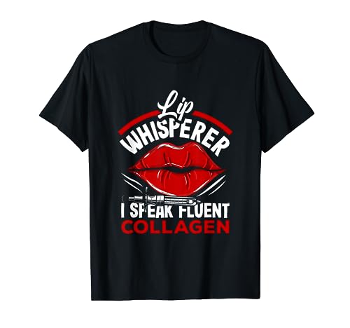 Lippenfüller Lip Whisperer Lustige Lippenvergrößerung T-Shirt