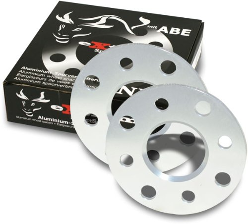 10 mm Alu Spurverbreiterung Spurplatten 4 X 100 für VW Polo + Derby 86C