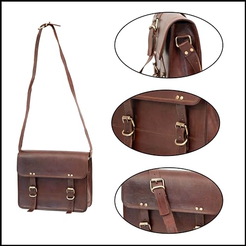 Shy Shy Let'S Touch The Sky 4328543621 Shy Shy Let’S Touch The Sky 10 Inch Inch Leather Office Messenger Bag Vintage Satchel Crossbody Bags thumb #4