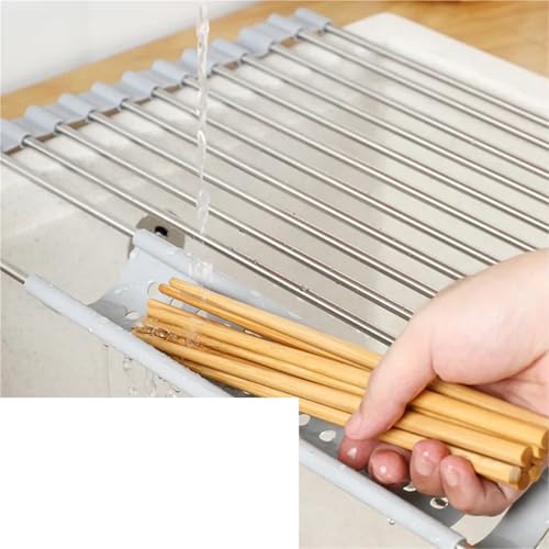 Égouttoir à vaisselle pliable compact avec support à couverts ello Cact - 4