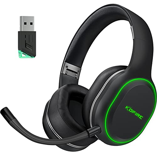 3D Haptic Vibration Wireless Gaming Headset Compatible with Nintendo Switch/PS5/PS4/PC with 3.5 MM Detachable Mic, EUROA Bluetooth Foldable Headphones with Mute Microphone, 50FT Range,40H Play Time