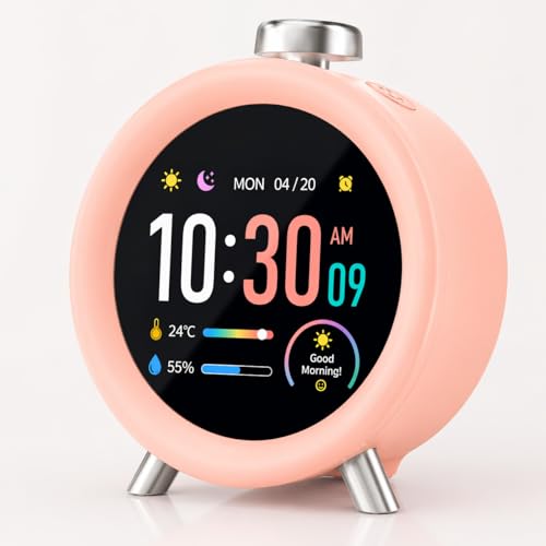 MOMILLA Sunrise Alarm Clock, Smart APP Control, Wake up Light Compatible with Alexa, FM Radio
