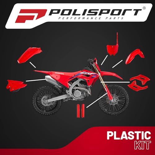 Kit répliques plastiques MX Polisport 91092 couleur OEM pour moto Honda