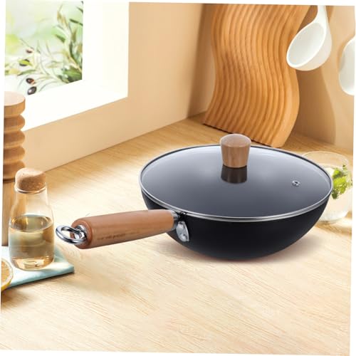 Mini Wok de Hierro con Mango de Madera Ergonómico miniatura 5