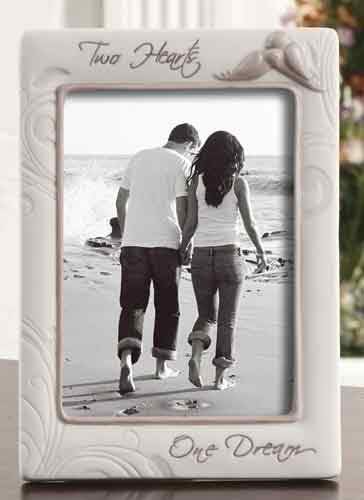 Cadre de fiançailles HLD deux cœurs One Dream photo 10,2 x 15,2 cm