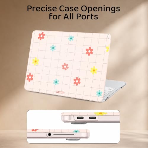 Image of MOCA Case Compatible with MacBook Air 13 inch M5 M4 M3 M2 2026-2022 Hardshell Cover for MacBook Air 13.6, A3449 A3240 A3113 A268