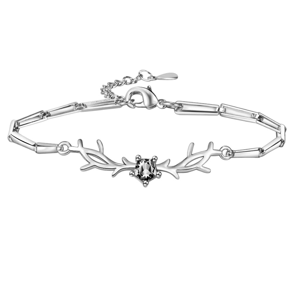 MYKI Rain Deer Bracelet For Women & Girls (White) (B0CDS33D3X) Amazon Price History, Amazon Price Tracker