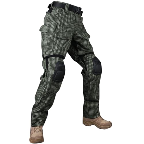 Pantalon tactique G3 camouflage désert homme taille S entraînement sport avec genouillères